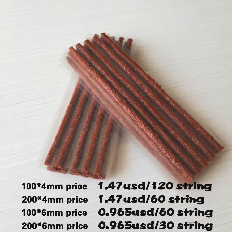 car tire repair seal string ,brown color and black color repair parts