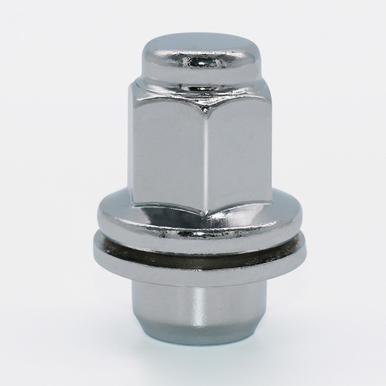 hex 21mm , height 56mm , with O ring wheel lug nut china factory