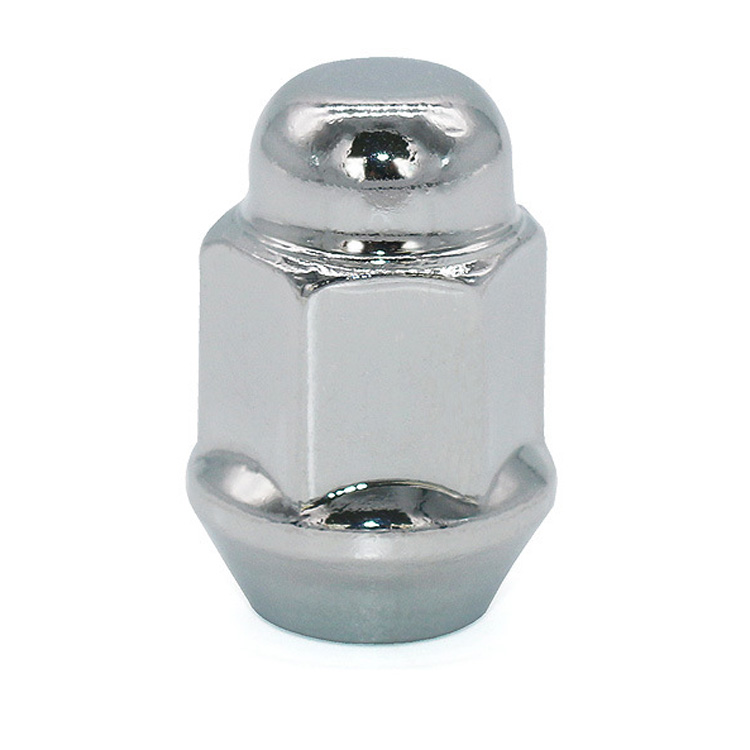 hex 19mm , height 35mm , conoid shape carbon steel high quality wheel nut  china