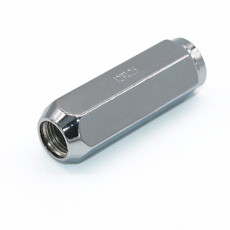 hex 19mm , height 60mm , carbon steel wheel lug nut  china