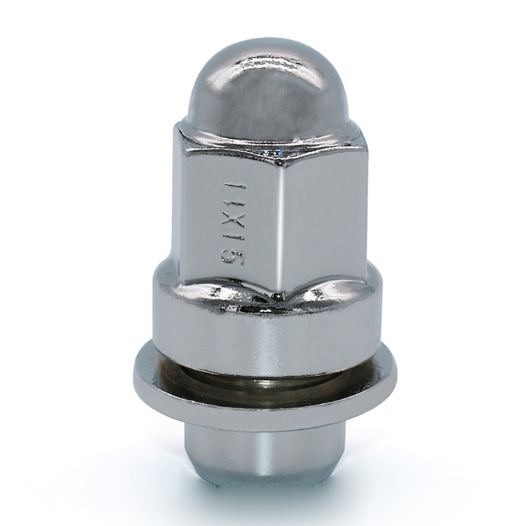 S21 hex ,height 50mm , M12*1.5 thread ,carbon steel wheel lug nut  china
