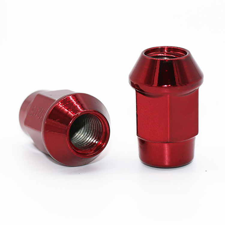 hex 19mm , height 35mm , car refit aluminum colorful wheel lug nut  china factory supplier